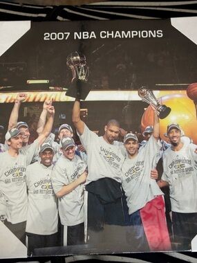 2007 NBA Champions SA SPURS canvas art photo collectors!